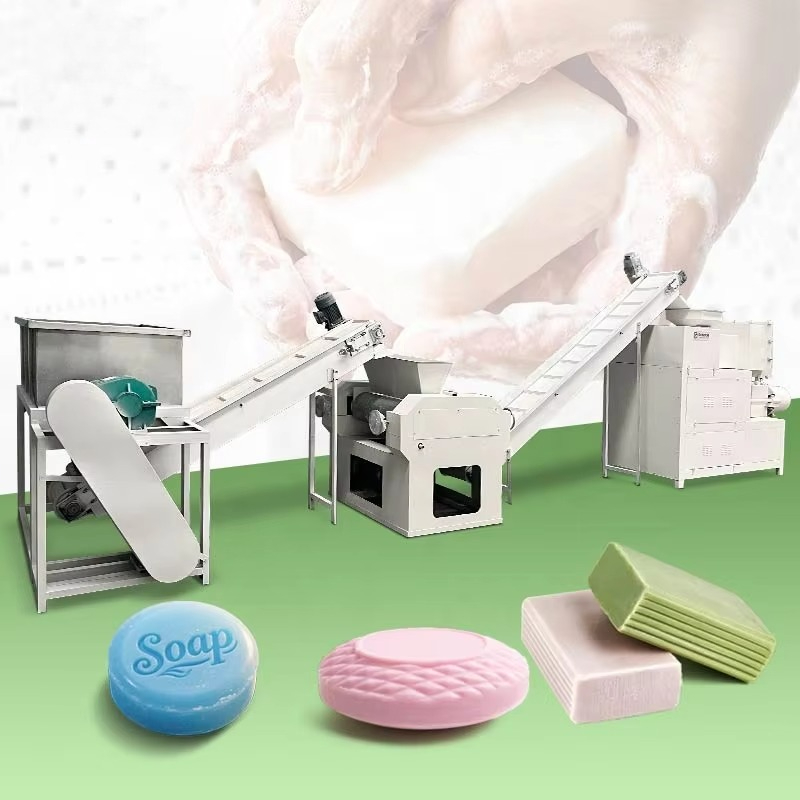 Soap Making Machine Small Scale - ホテル向け小型石鹸製造用全自動洗濯機生産ライン（小規模工業用）カスタマイズ可能