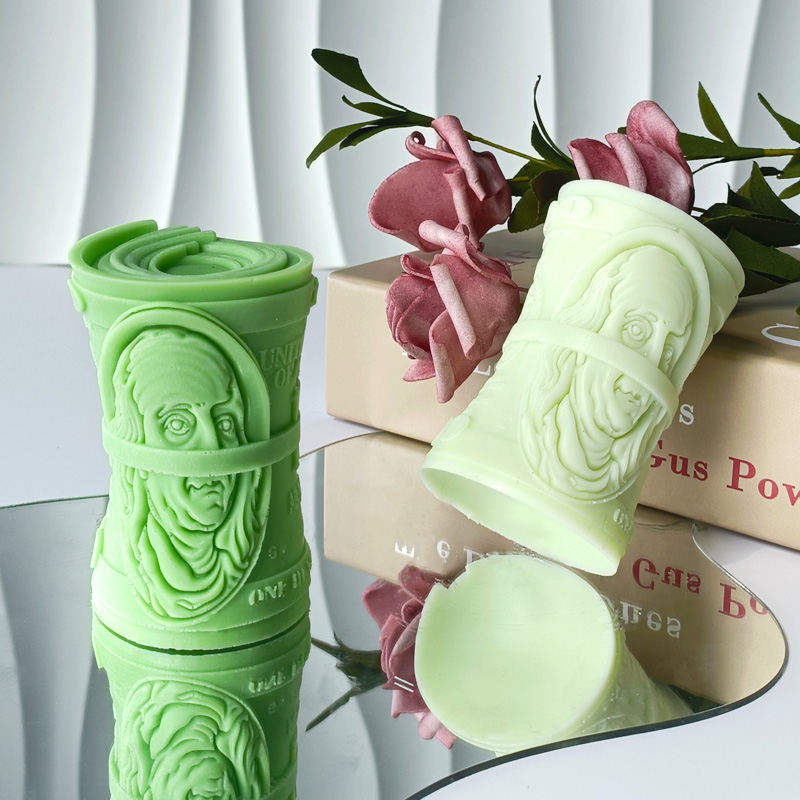 Soap Making Things - 3D マネーダラーシリコンモールド DIY アロマキャンドル樹脂装飾品型 100 ドル手作り石鹸キャンドル作成用品