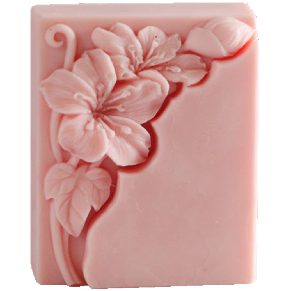 かわいい花の石鹸型,長方形,オゾン発生器,冷プロセス石鹸用, - Soap Making Process のレビューと価格