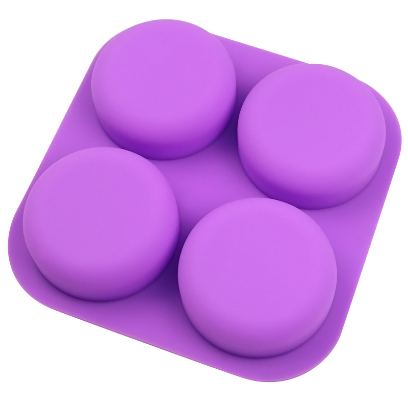 卸売4穴丸型シリコンモールド - 家庭用デザート、ケーキ、D - Soap Making Process のレビューと価格