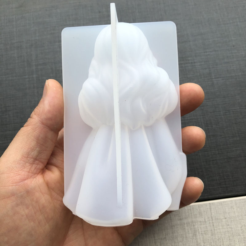 3D かわいいプリンセスシリコーンキャンドルモールド天使の女 - Soap Making Bar のレビューと価格