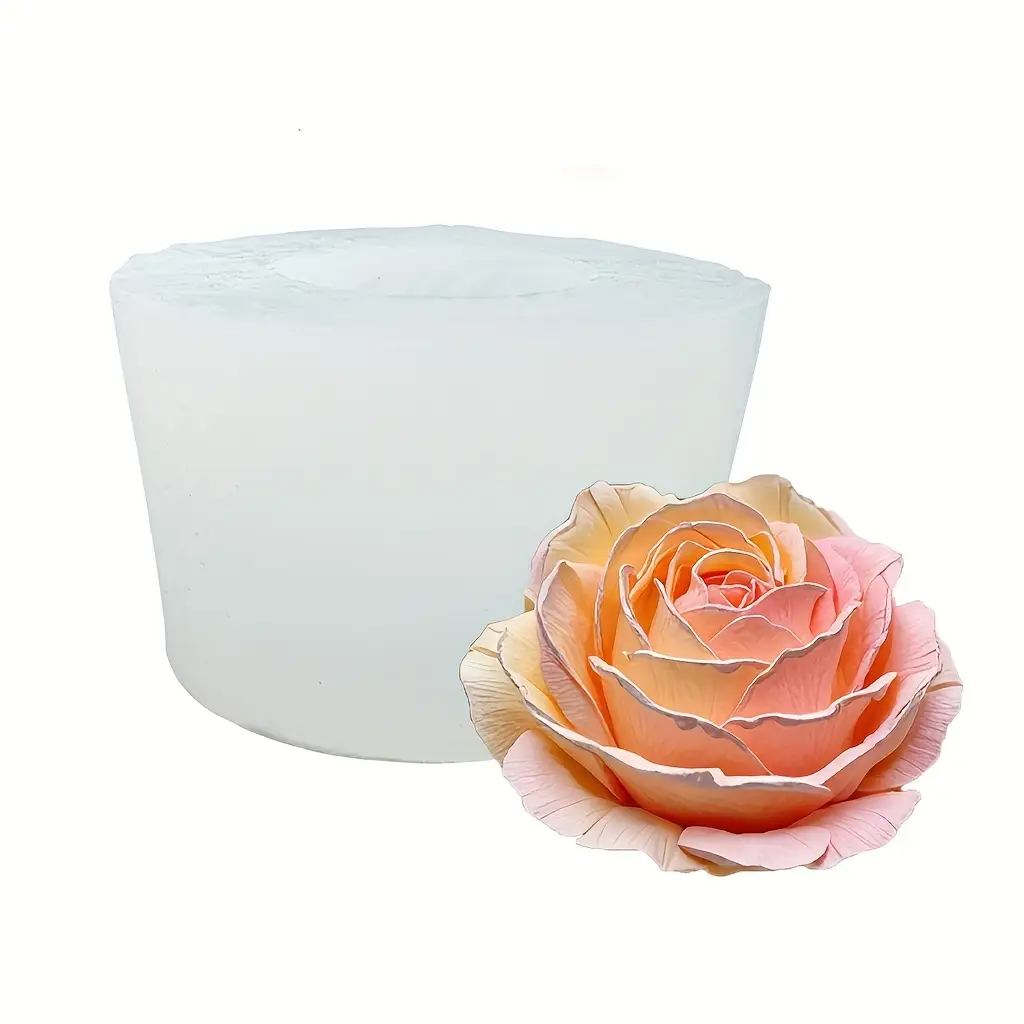 樹脂鋳造用シリコンモールド - 花柄のバラデザイン、ジュエリ - Quality Soap Making Kit のレビューと価格