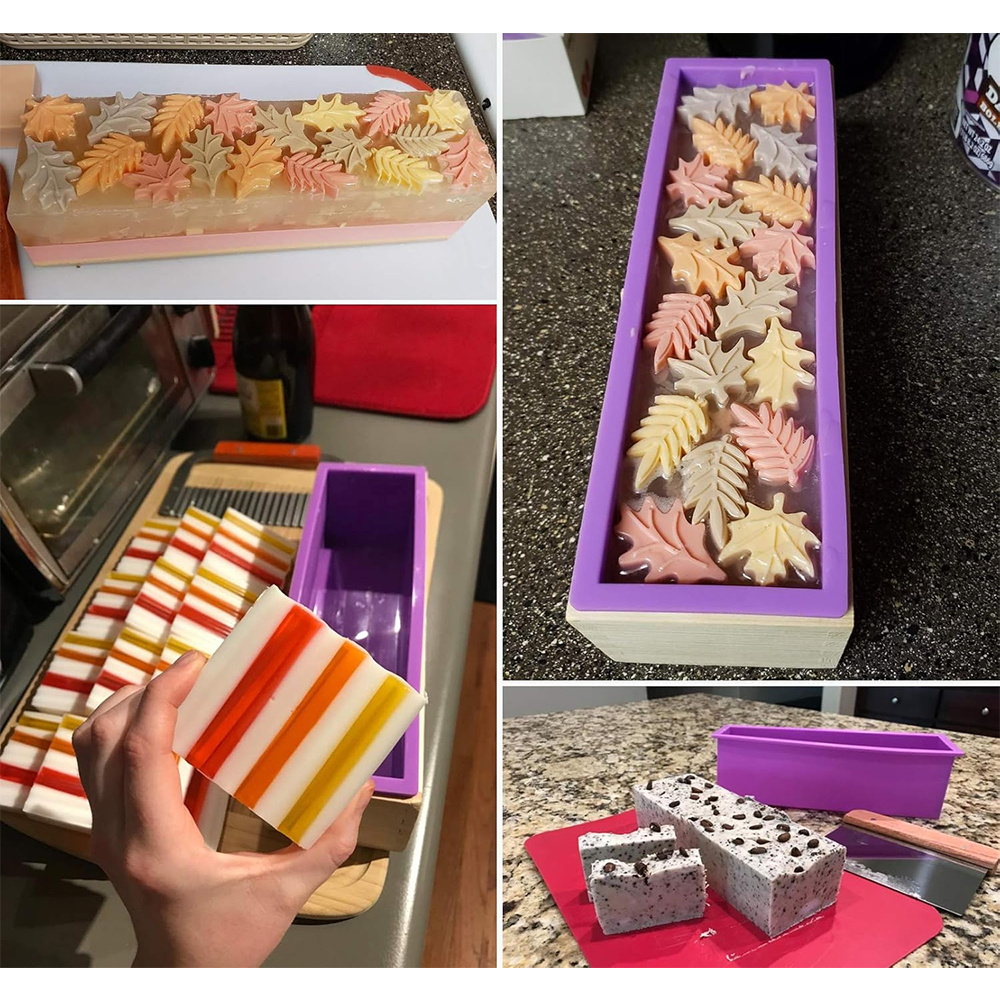 DIY 手作り石鹸作りキット 竹製カッティングボックスとシリ - Soap Making Things のレビューと価格