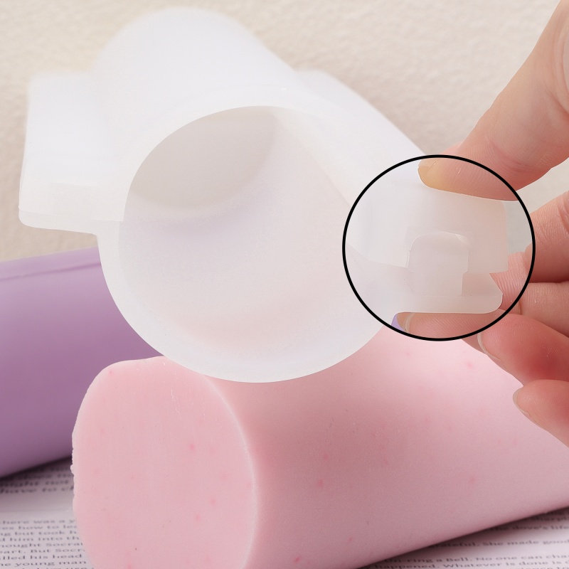 ロングハート型シリコンソープローフモールド、丸型ソープチュー - Soap Making Things のレビューと価格