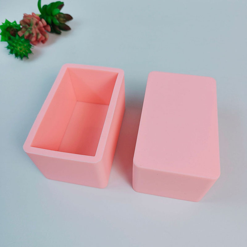 蓋付きシリコンローフ型、手作り石鹸製造用の長方形コールドプロ - Soap Making Process のレビューと価格
