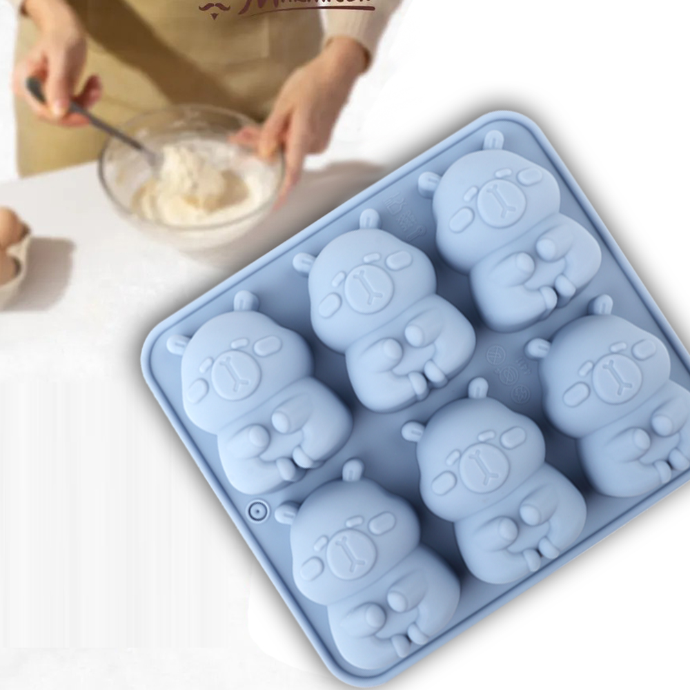 かわいいカピバラの形をしたシリコンケーキ型1個。チョコレート - Soap Making Things のレビューと価格