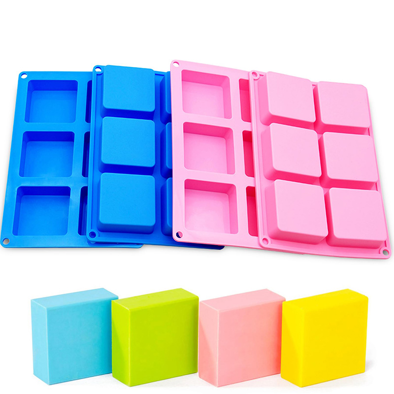 正方形のシリコン石鹸型,チョコレート,カップケーキ,コーンブ - Soap Making Bar のレビューと価格