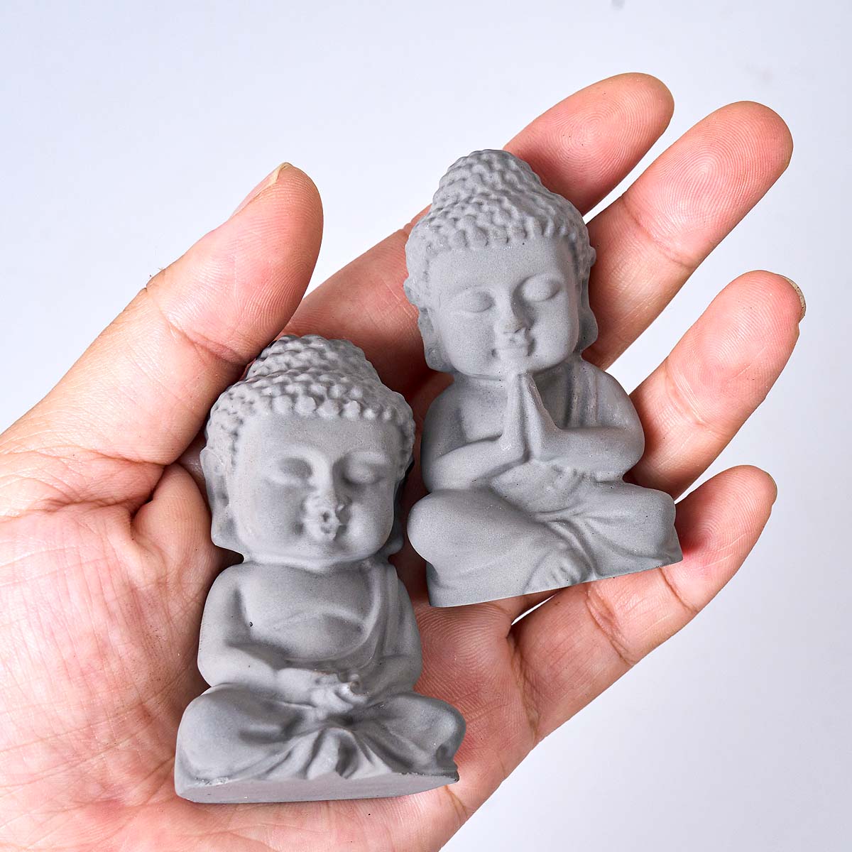 3D 仏陀シリコーンキャンドルモールド DIY 禅形状石膏エ - Soap Making Process のレビューと価格