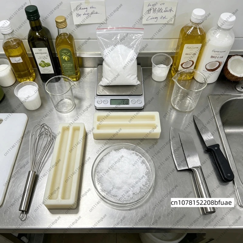 99%グリコール酸結晶原料、コールドプロセス石鹸製造用、角質 - Soap Making Process のレビューと価格