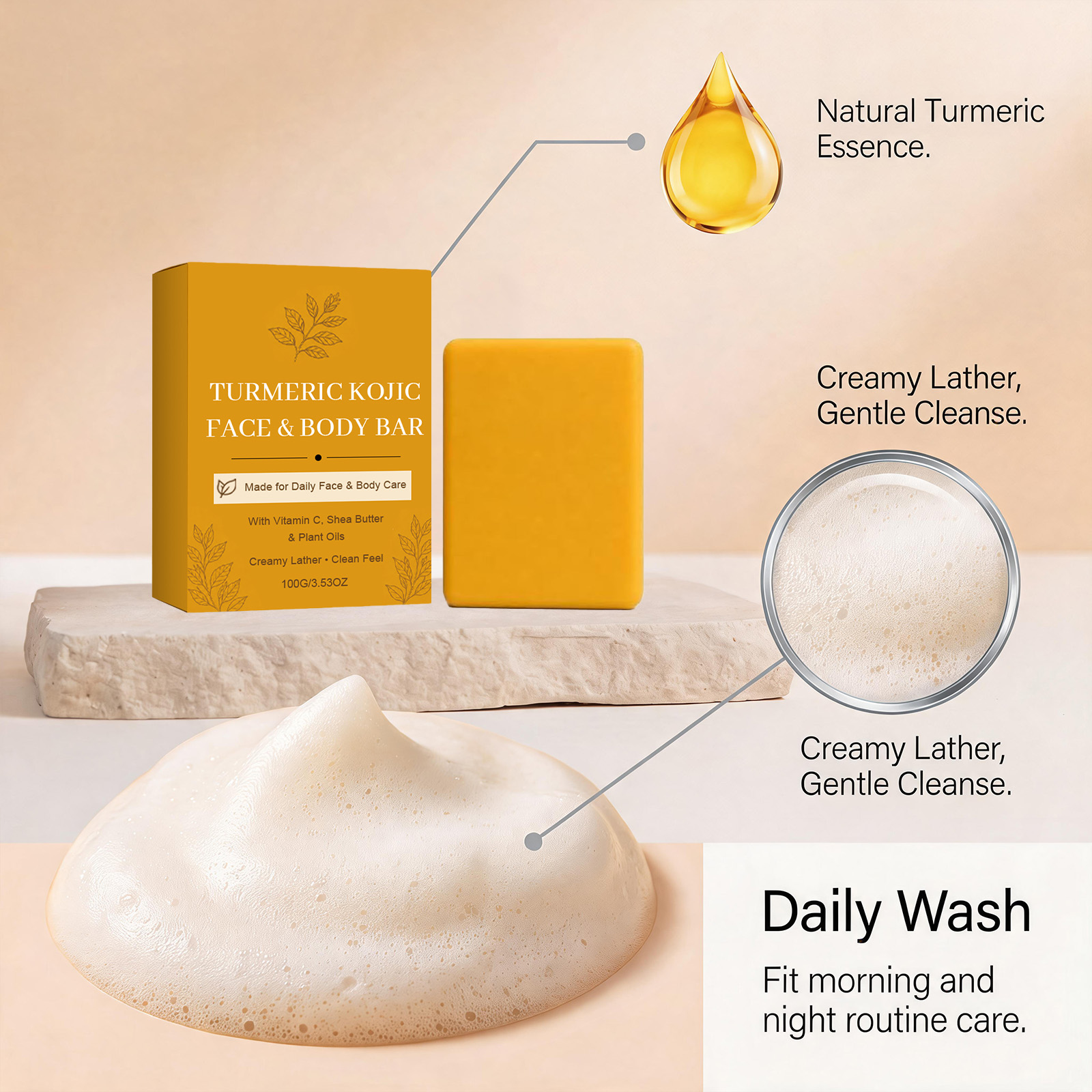 ターメリックコウジ酸手作り石鹸 角質除去 毛穴の詰まり防止  - Soap Making Fragrance Oil のレビューと価格
